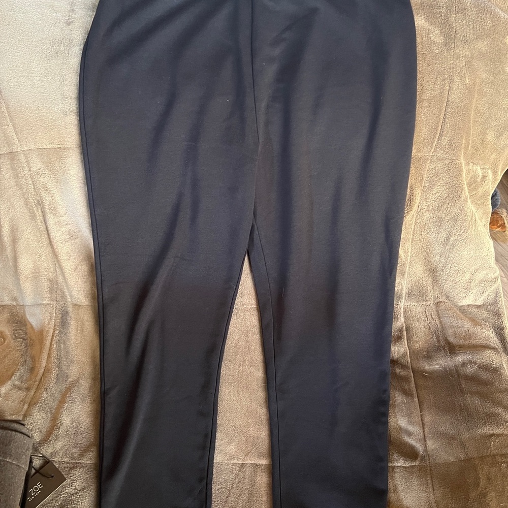 Avenue Black Slim Fit Pants